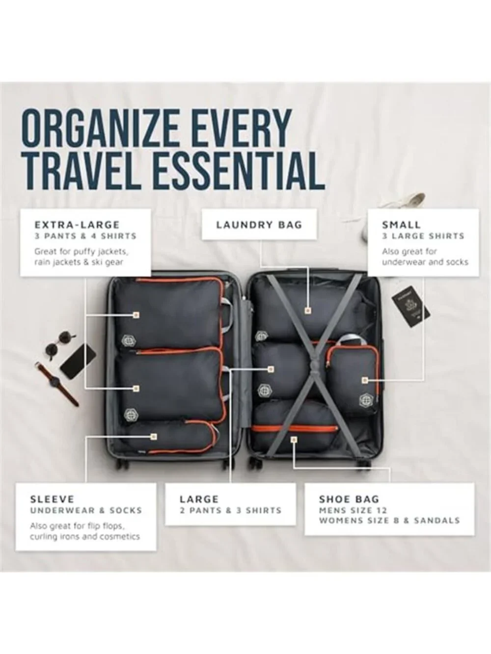 N/A 🧿packing cubes